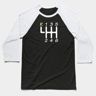 Stick Shift Baseball T-Shirt